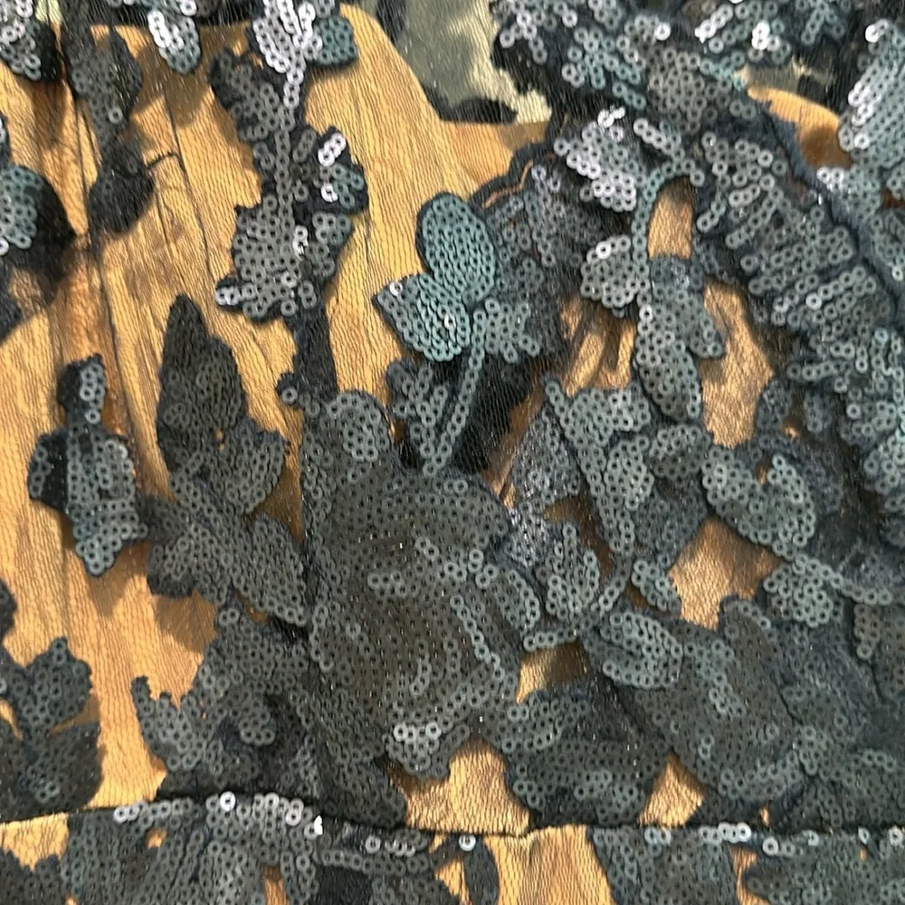 JS collections size 12. Sequins see-through full slip looks like nude! - Picture 2 of 11